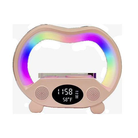 6-in-1 Smart LED Table Lamp with Bluetooth Speaker & Wireless Charger AK TREND MART