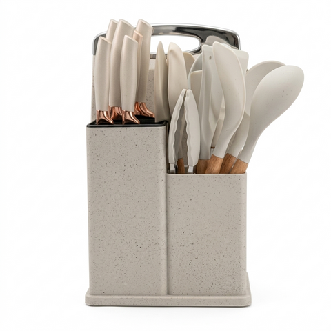 Premium 19PCS Kitchen Utensil Set for Modern Cooking AK TREND MART