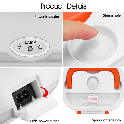 Portable Electric Heater Lunch Box AK TREND MART