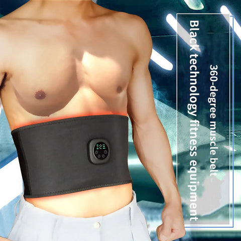 Smart EMS Abdominal Muscle Trainer Belt with Digital Display AK TREND MART