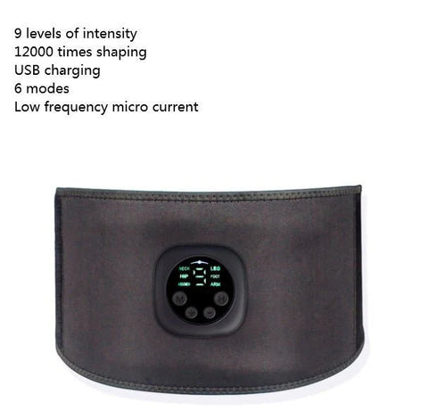 Smart EMS Abdominal Muscle Trainer Belt with Digital Display AK TREND MART
